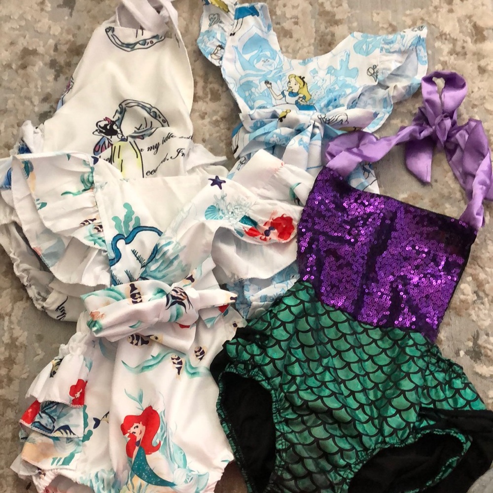 Disney/Princess infant one piece outfits Disney World